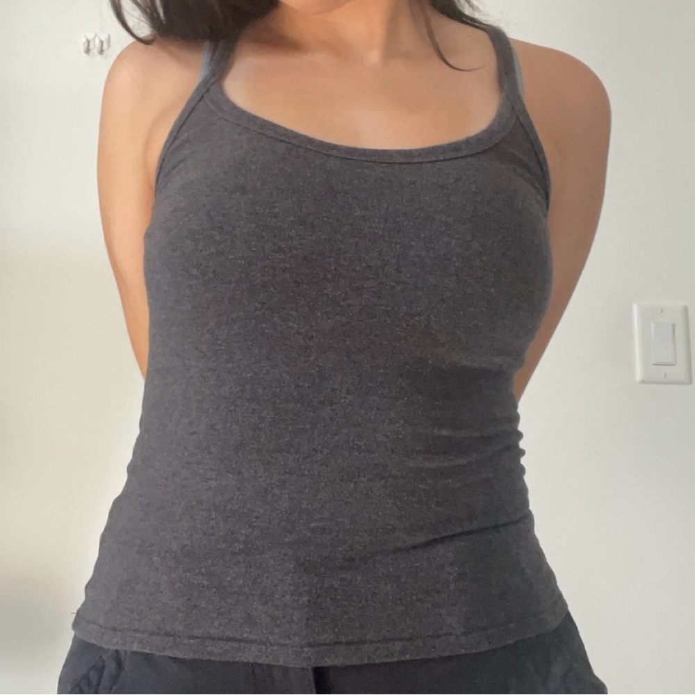 Dark Heather Gray Tank Top Forever 21 Women’s Size Medium